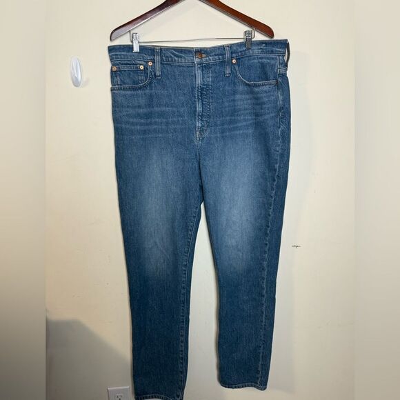 Madewell Perfect Vintage Jeans Womens Blue Stretch High Rise Denim Size 33T
